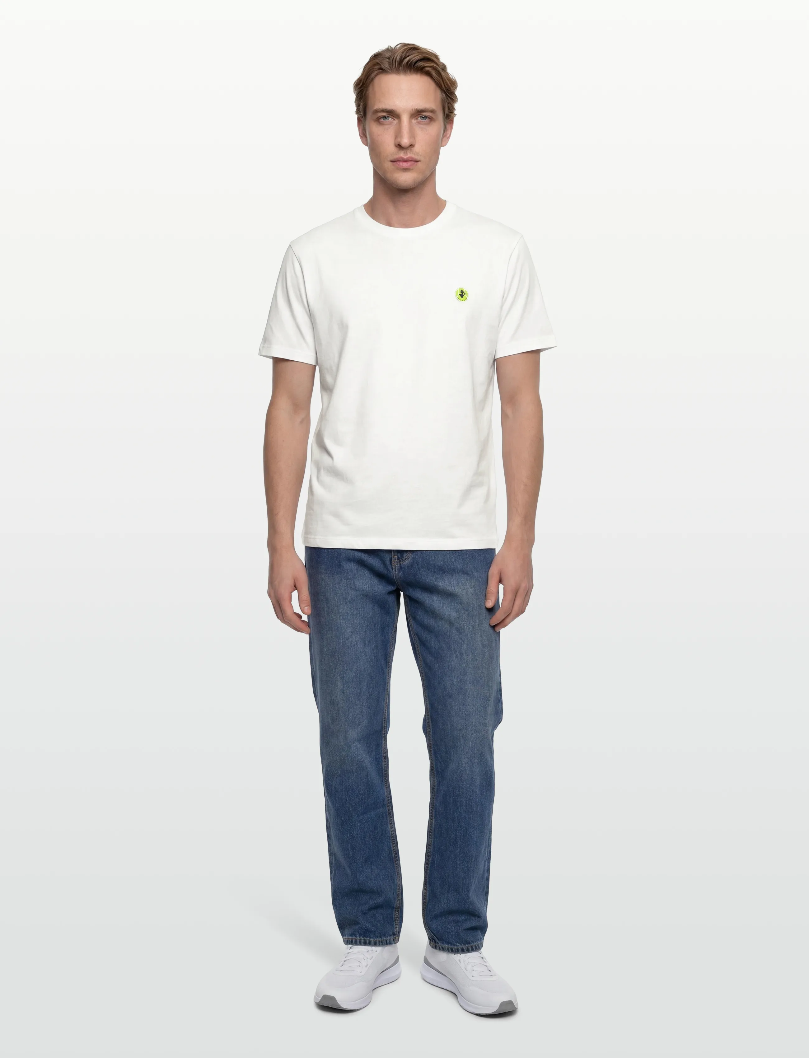 Save the Duck Caius, 44, T-shirts, Weiß - Short-sleeved, Männerswear