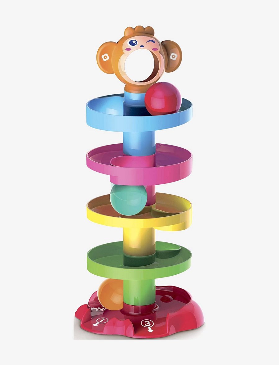 SBP - Abe kugle-rulle-tårn - kuglebaner - multi color - 1