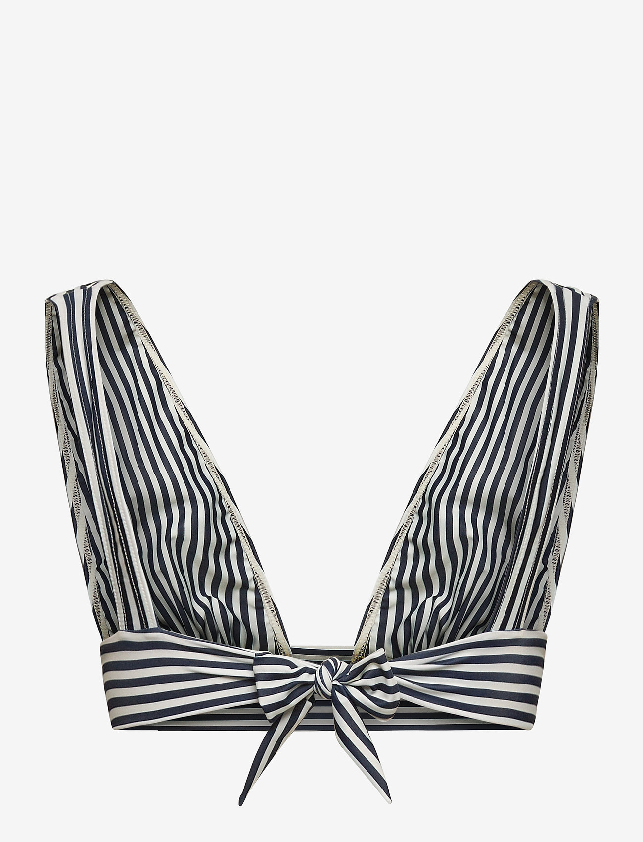 Scampi - HAVANA - bikinis med trekantform - stripe marine/off white - 1
