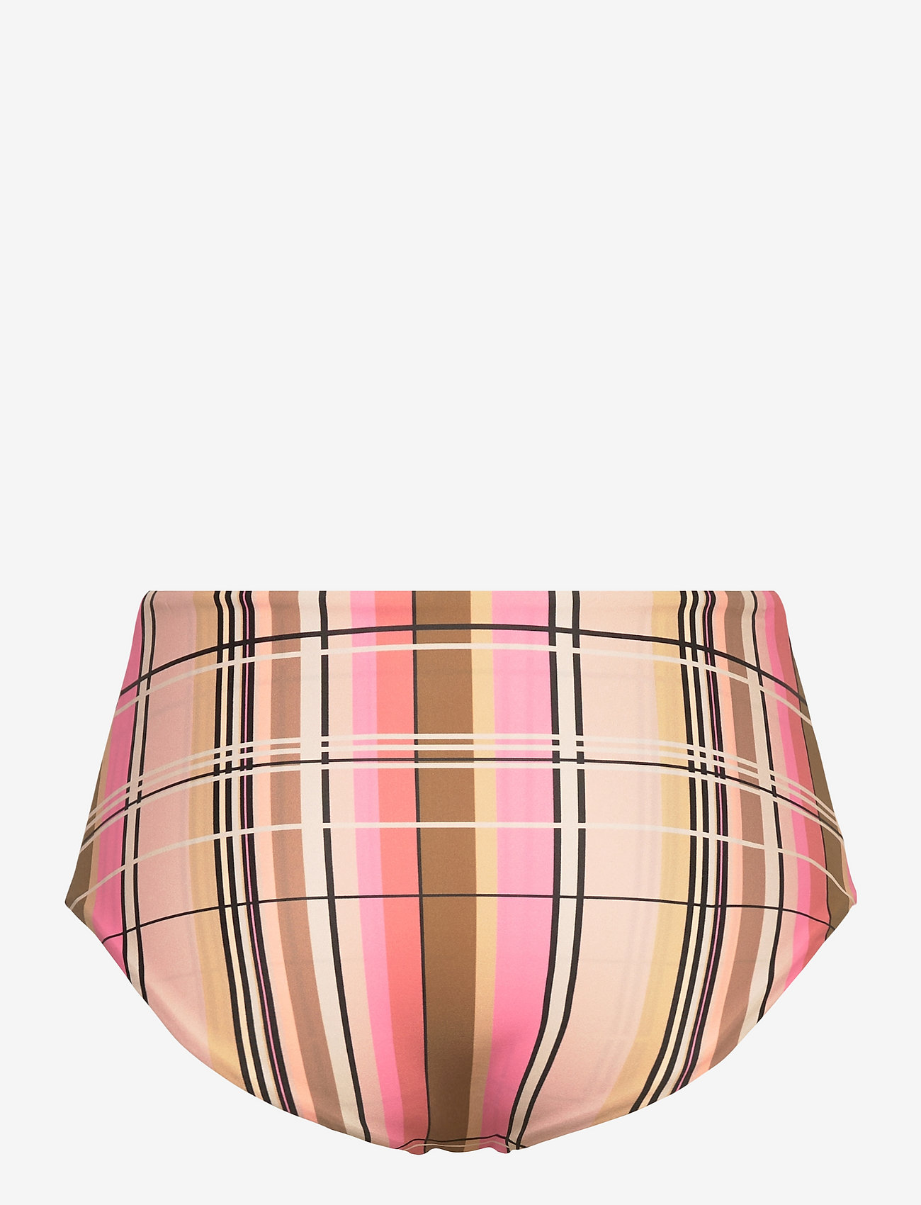Scampi - PENICHE - bikinibroekjes met hoge taille - multi check pink - 1