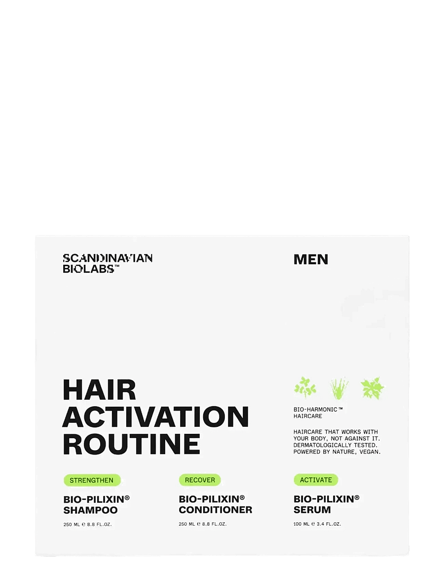 Scandinavian Biolabs - Hair Routine Men (shampoo, conditioner, serum) - n/a - 4