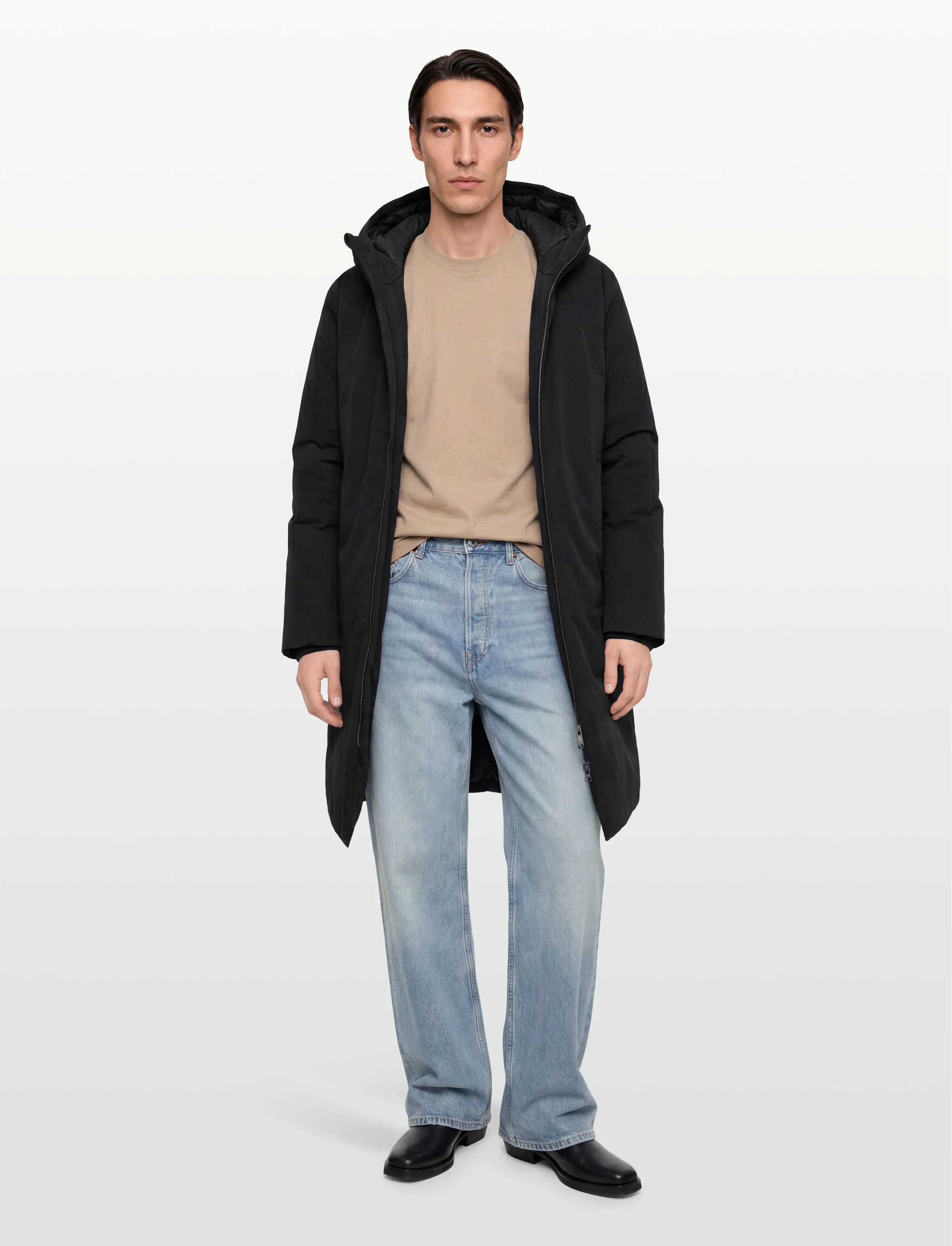 Scandinavian Edition Park Ii, Mænd, Hætte Puffer Parka, Sort, Str: XXXL