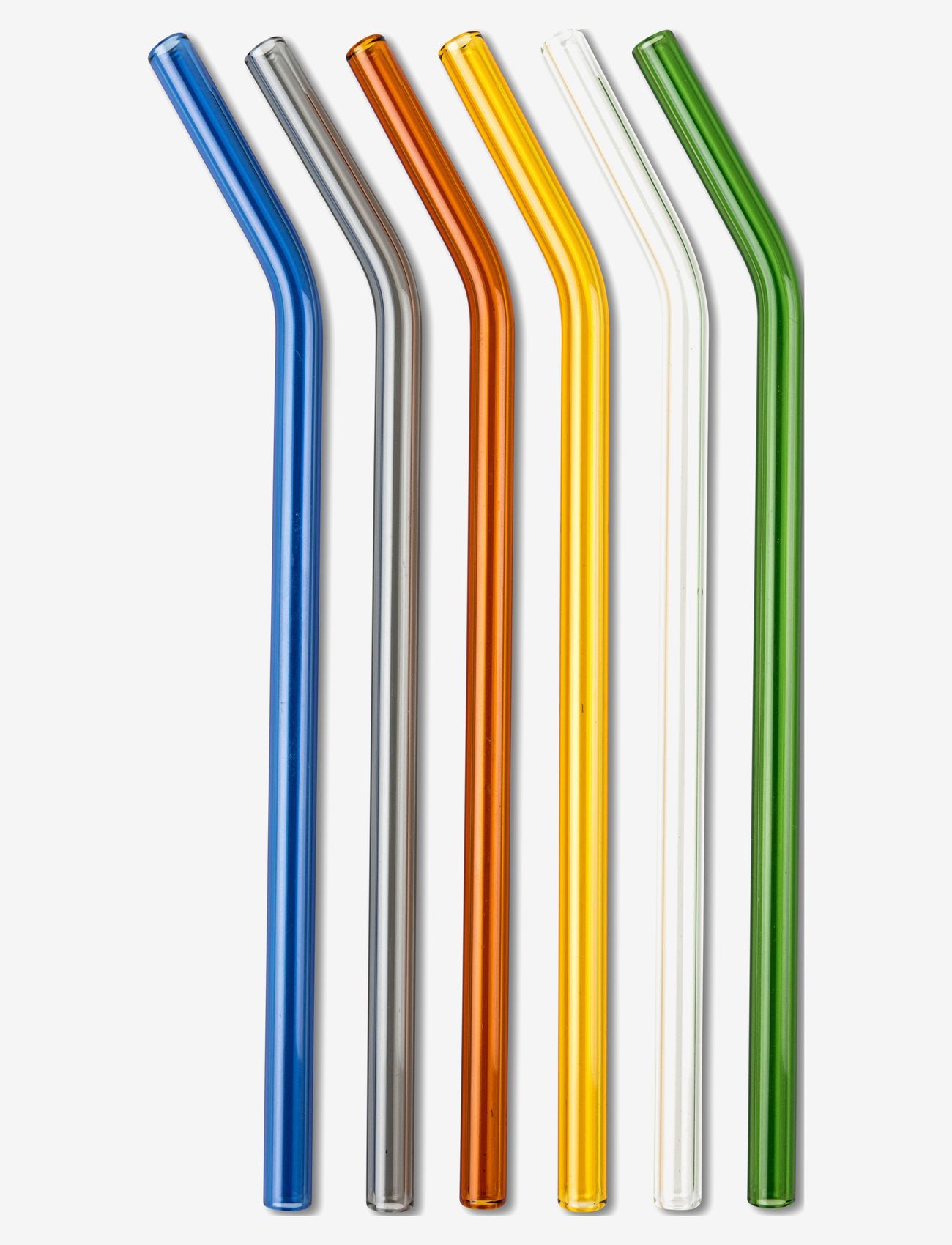 Scandinavian Home - Straw in glass set 6-pack - zemākās cenas - no colour - 0