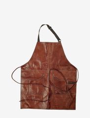 Scandinavian Home - Leather Apron - najniższe ceny - brown - 0