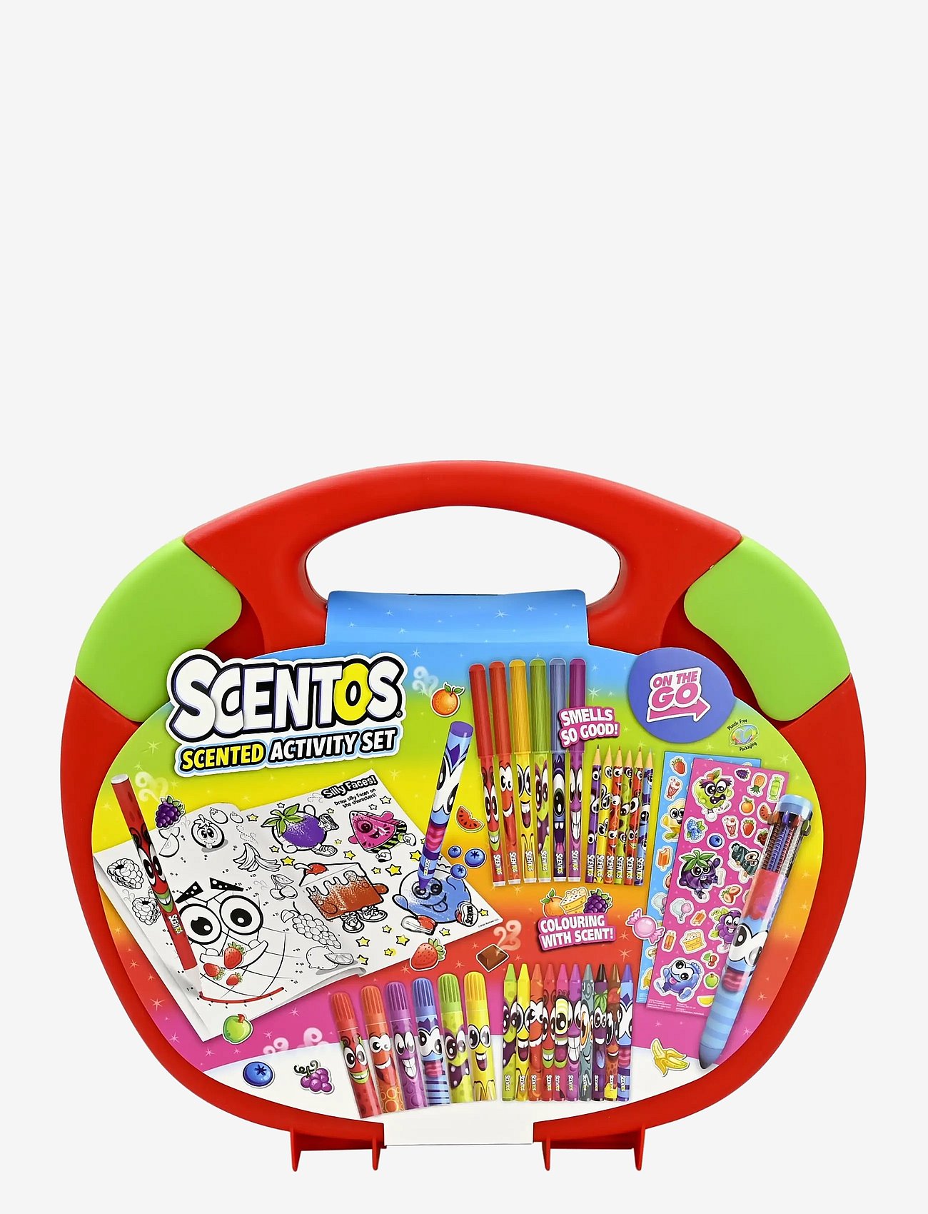 Scentos Scentos On-The-Go Activity Carry Case - Red - ONE SIZE