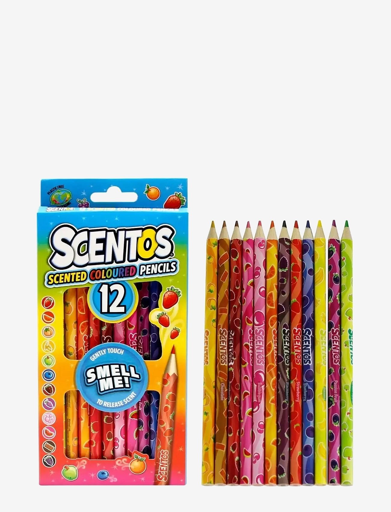 Scentos Scentos Colouring Pencils 12 Pcs Cdu - Multi/patterned - ONE SIZE