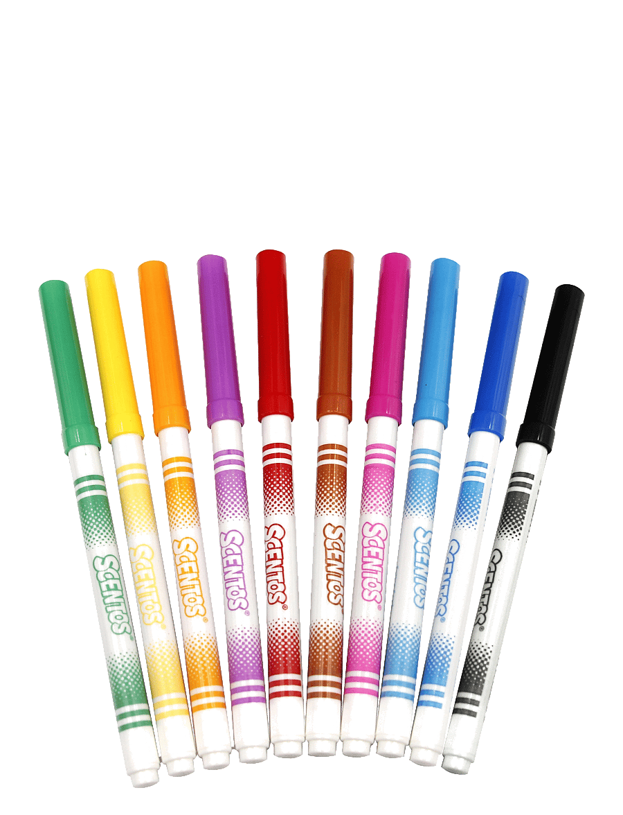 Scentos - SCENTOS Fine Line Markers Bold 10 pcs CDU - skrivset - multicolor - 1