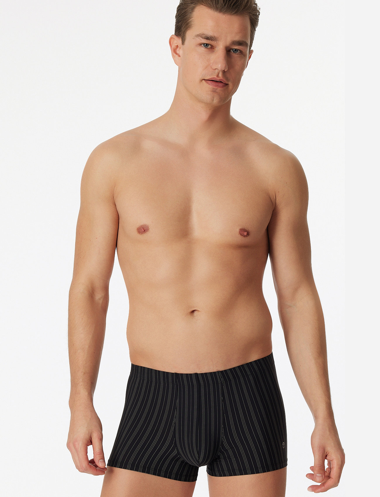 Schiesser Low Rise Shorts - Black - S