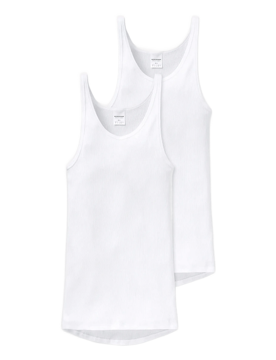Schiesser - Shirt 0/0 - topy do piżam - white - 1