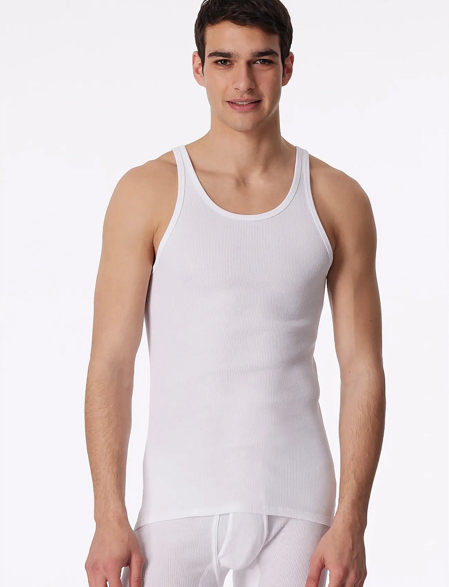 Schiesser - Shirt 0/0 - topy do piżam - white - 3