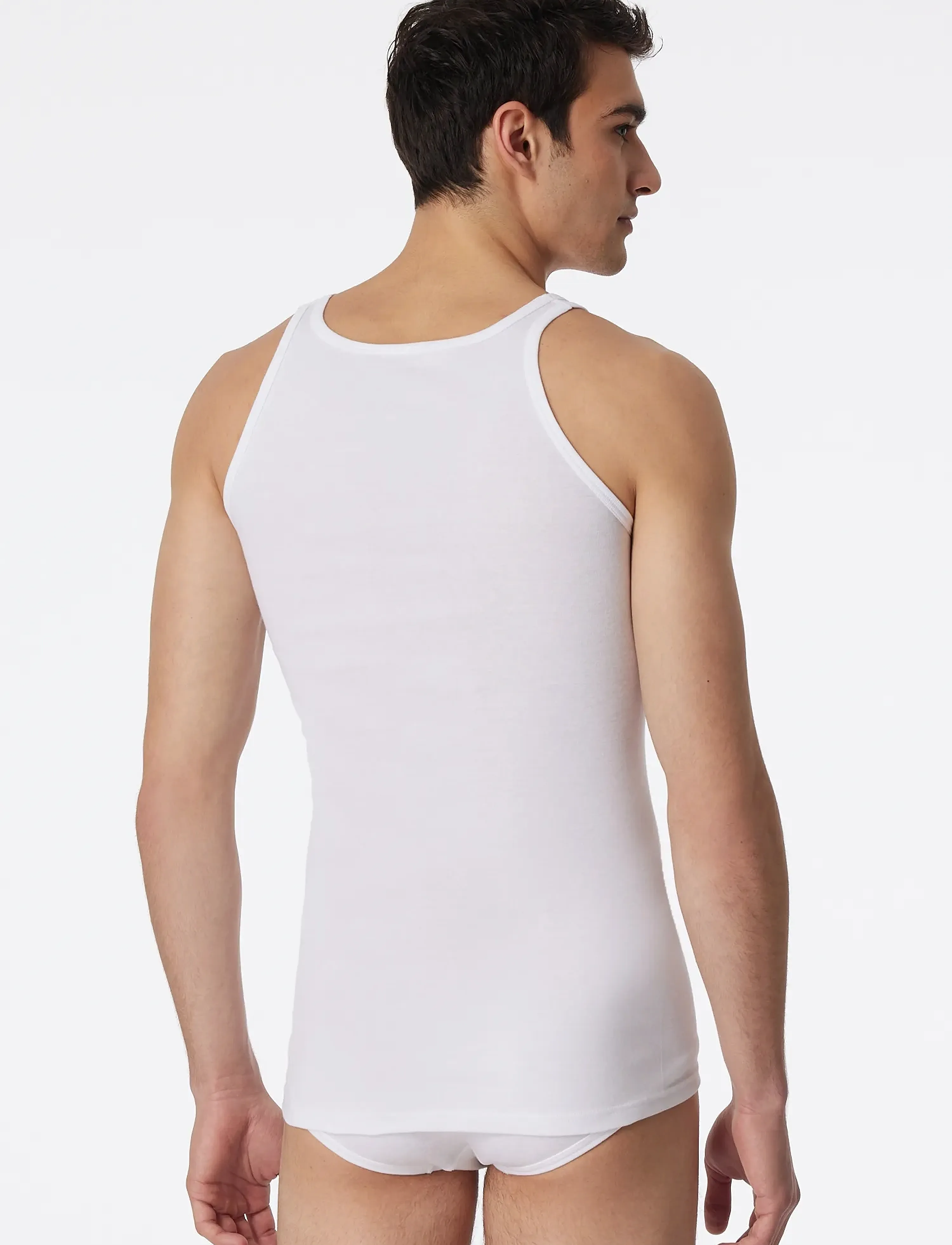 Schiesser - Singlet - sleeveless shirts - white - 3