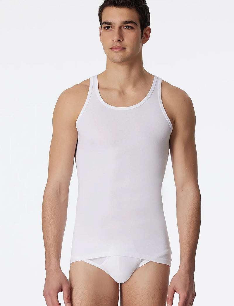 Schiesser - Singlet - tank tops - white - 4