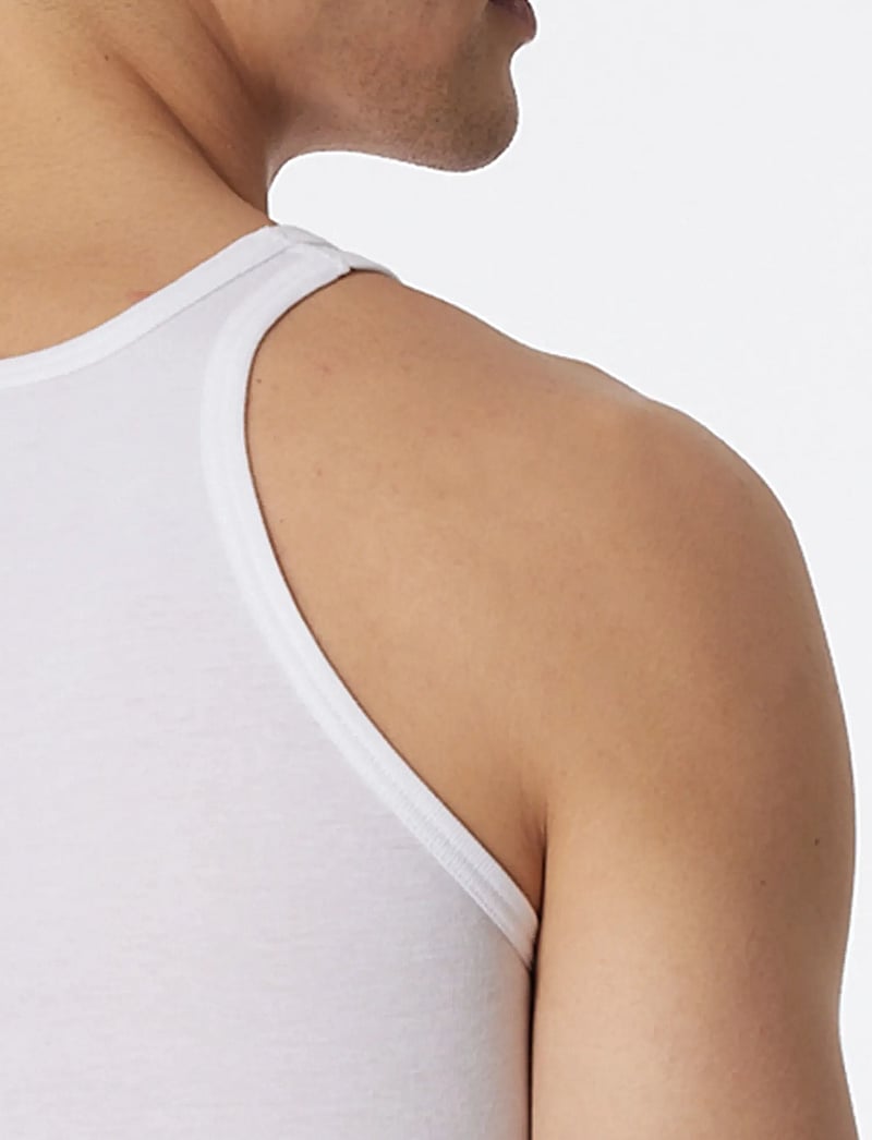 Schiesser - Singlet - tank tops - white - 5