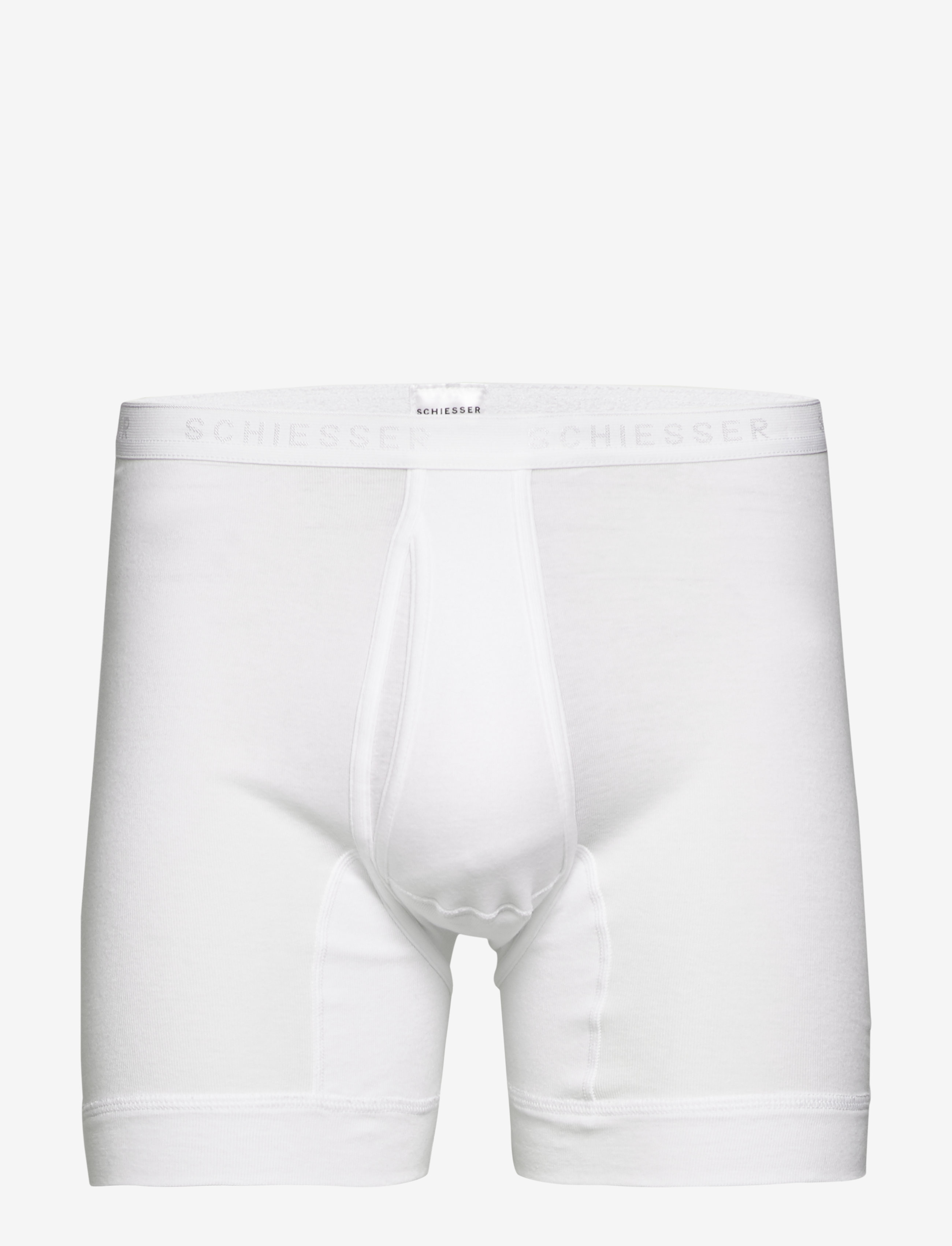 Schiesser Shorts - 4 for 3 - WHITE / white