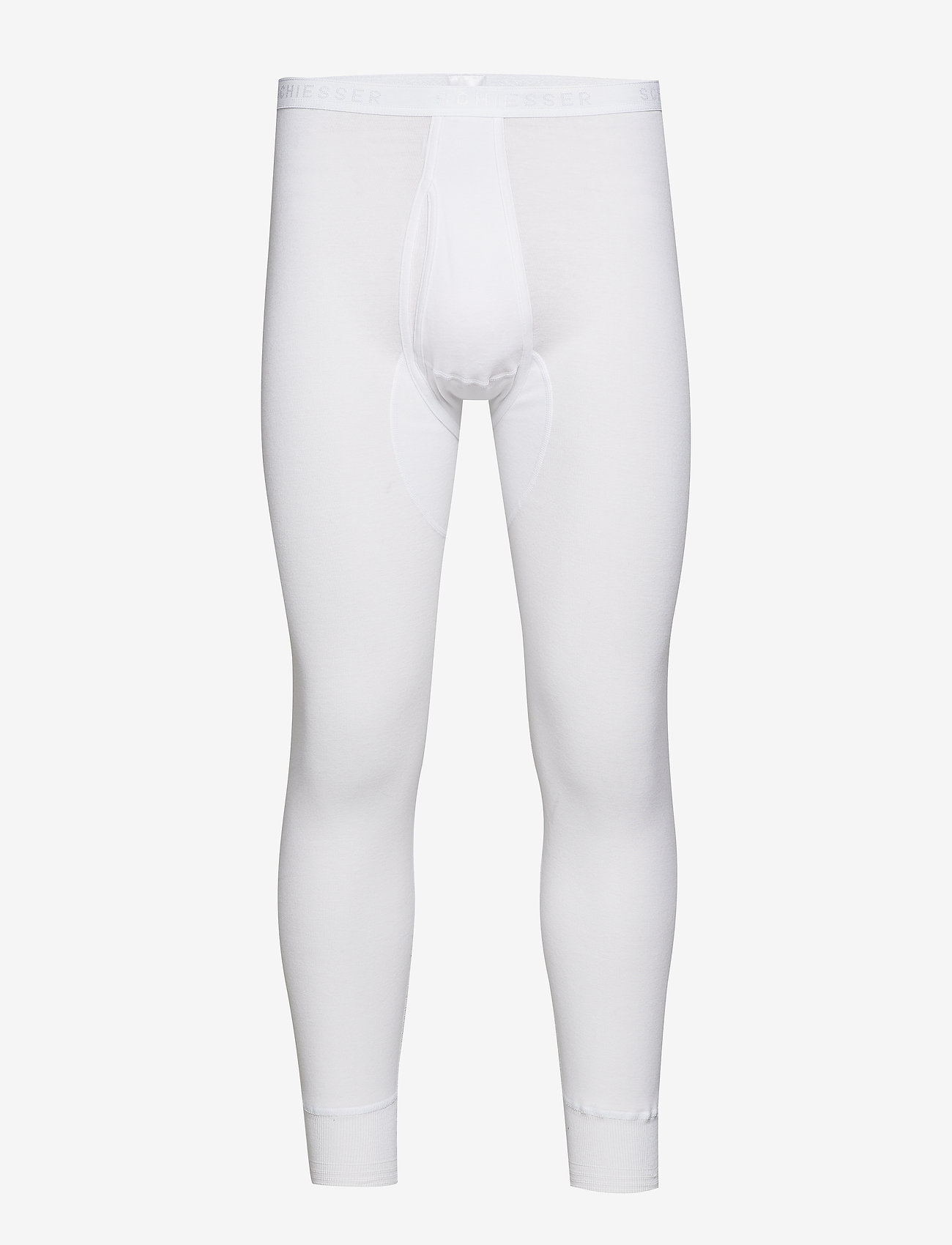 Schiesser - Long Pants - lägsta priserna - white - 0