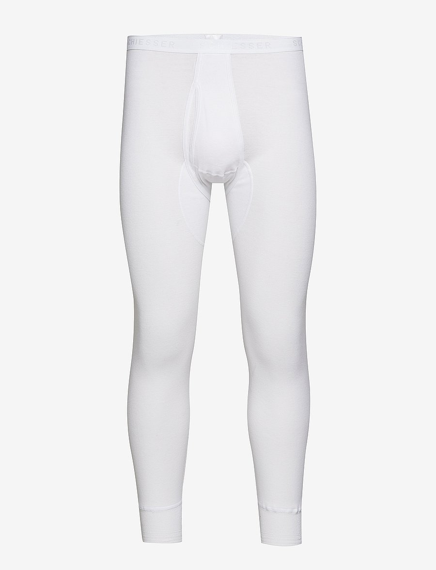 Schiesser - Long Pants - funkionsunterwäsche - hosen - white - 1