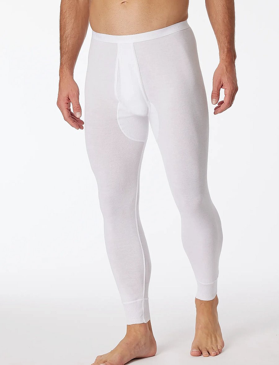Schiesser - Long Pants - funkionsunterwäsche - hosen - white - 4