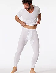 Schiesser - Long Pants - super- & ullundertøy underdeler - white - 5