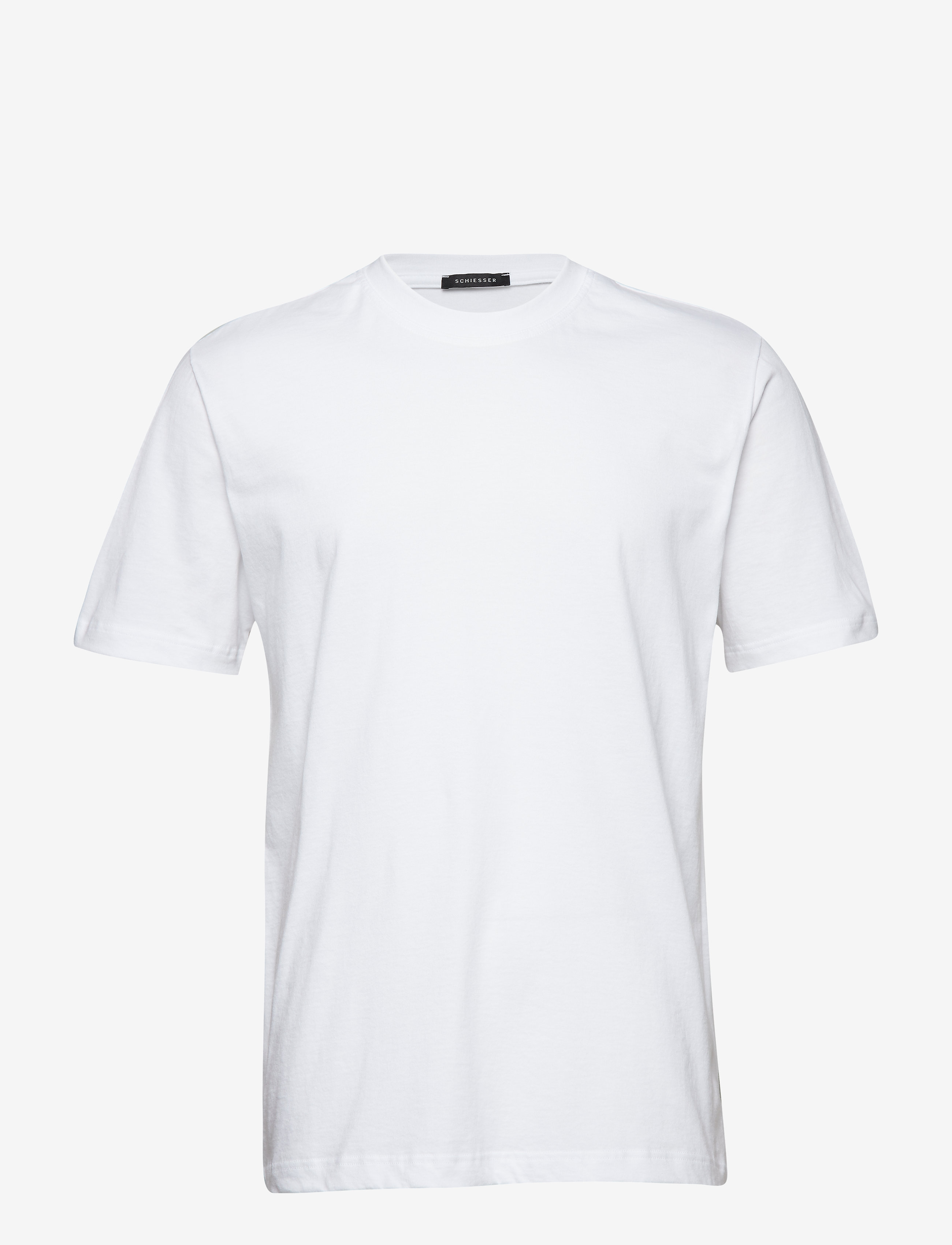 Schiesser Shirt 1/2 - Basic T-Shirts - WHITE / white