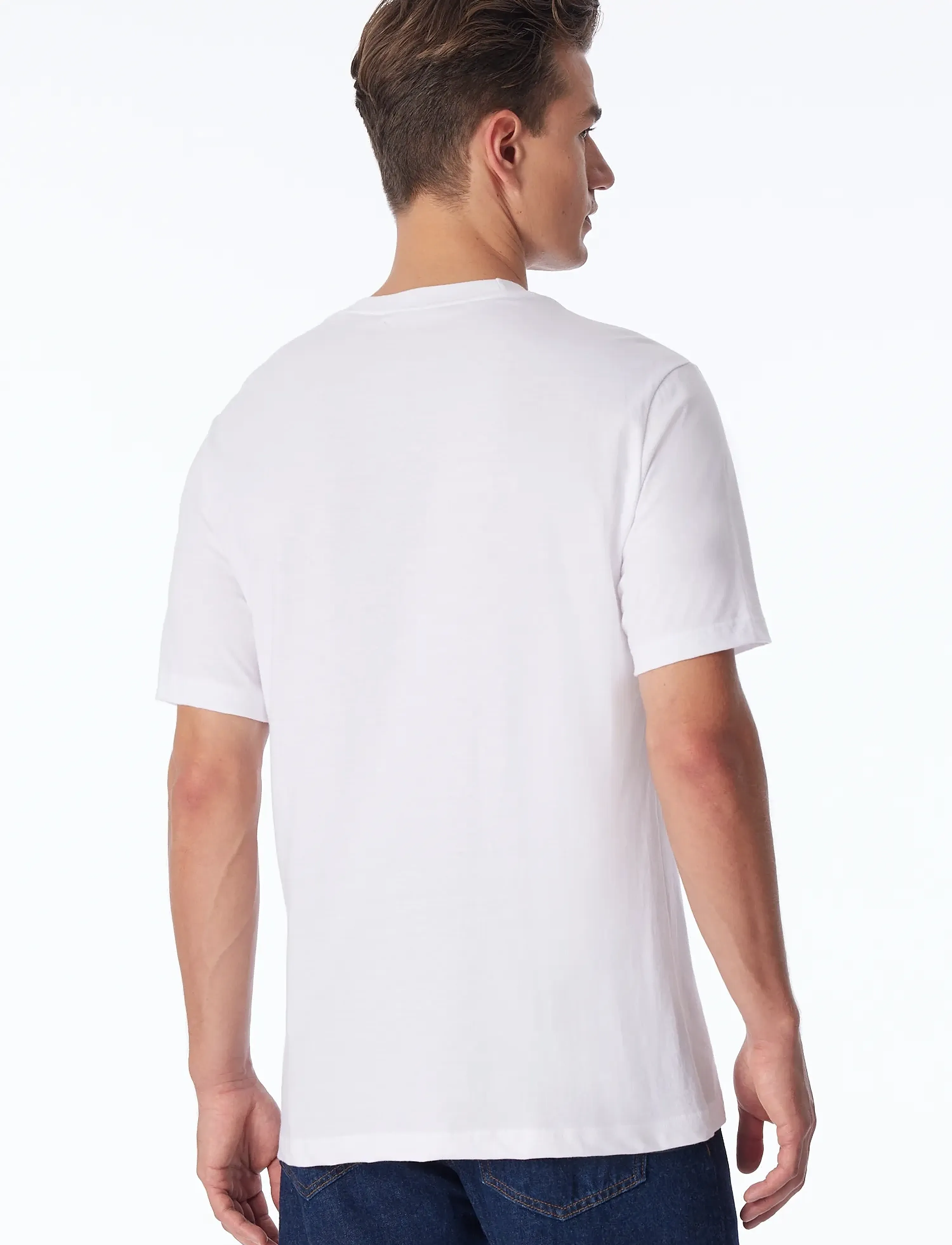 Schiesser - Shirt 1/2 - short-sleeved t-shirts - white - 3