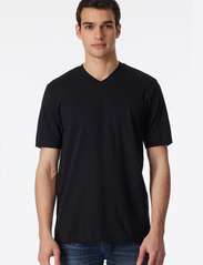 Schiesser - Shirt 1/2 - basic t-shirts - black - 5