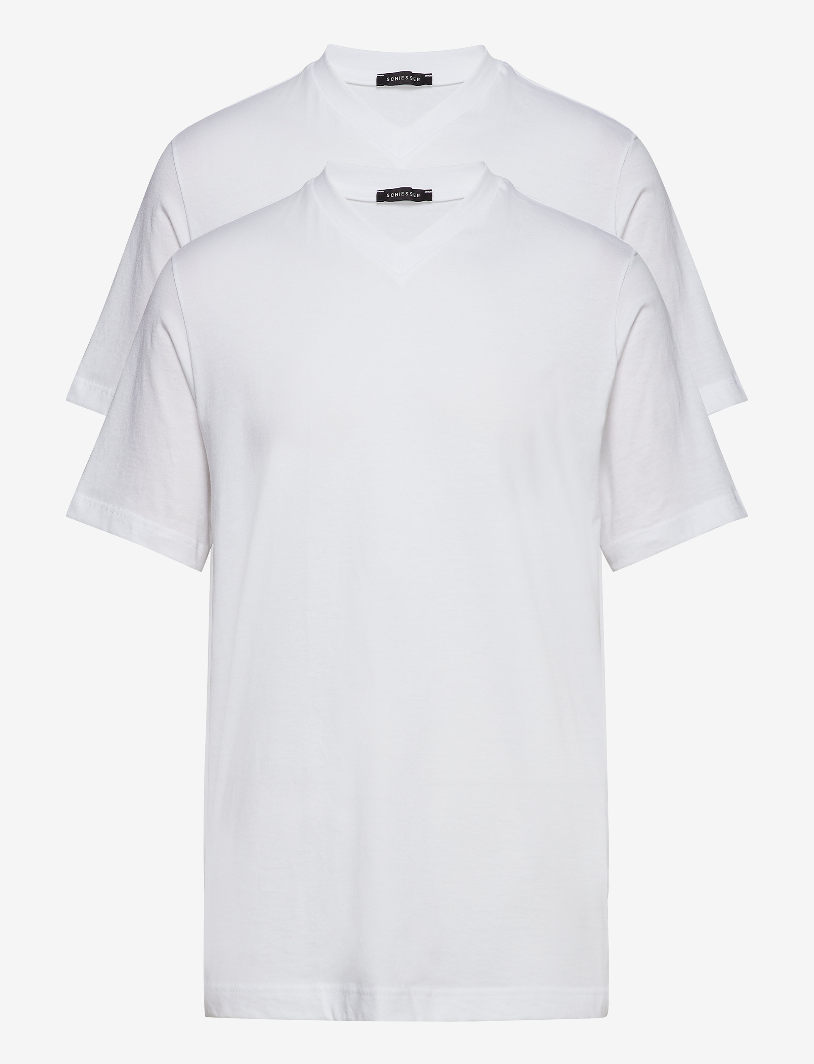 Schiesser Shirt 1/2 - T-Shirts - WHITE / white
