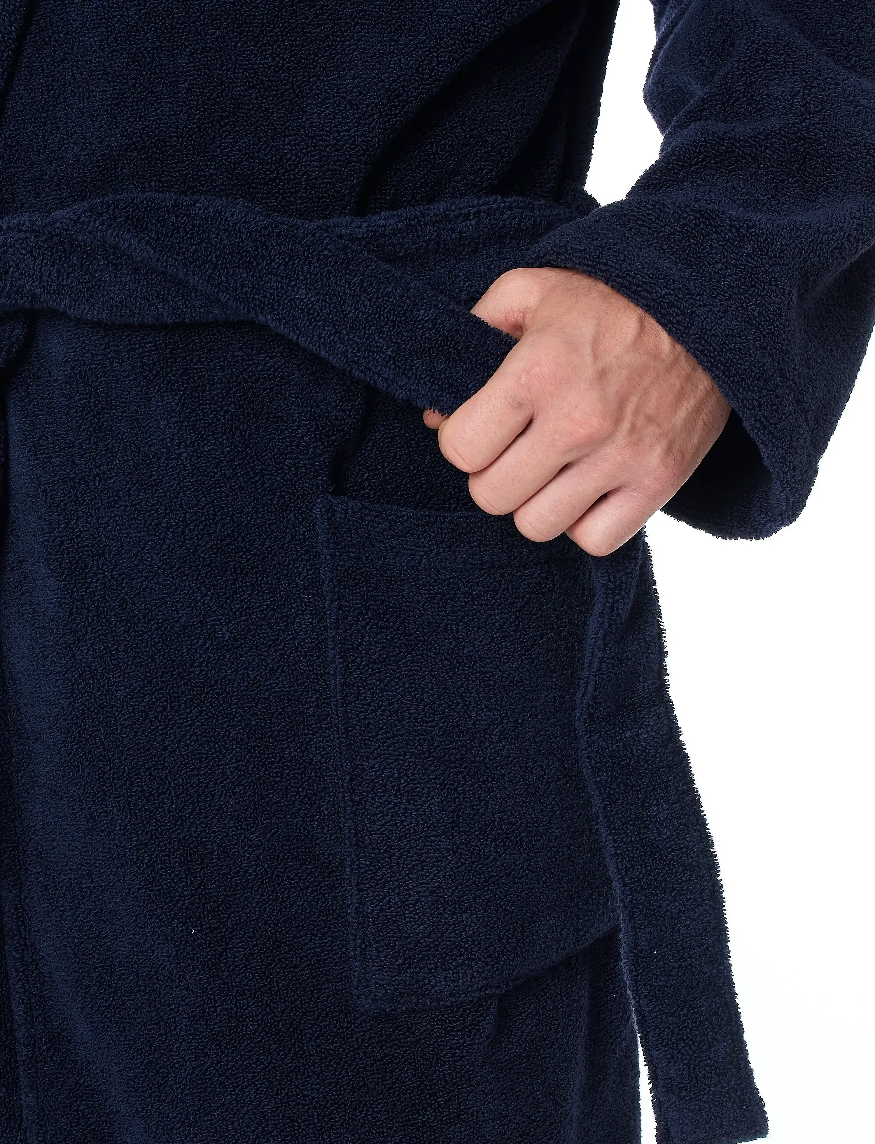 Schiesser - Bath Robe - hommikumantlid - navy - 5