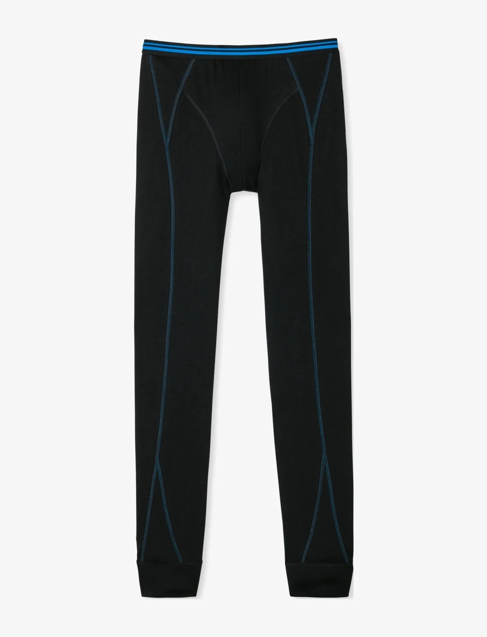 Schiesser - Long Pants - underställsbyxor - black - 1