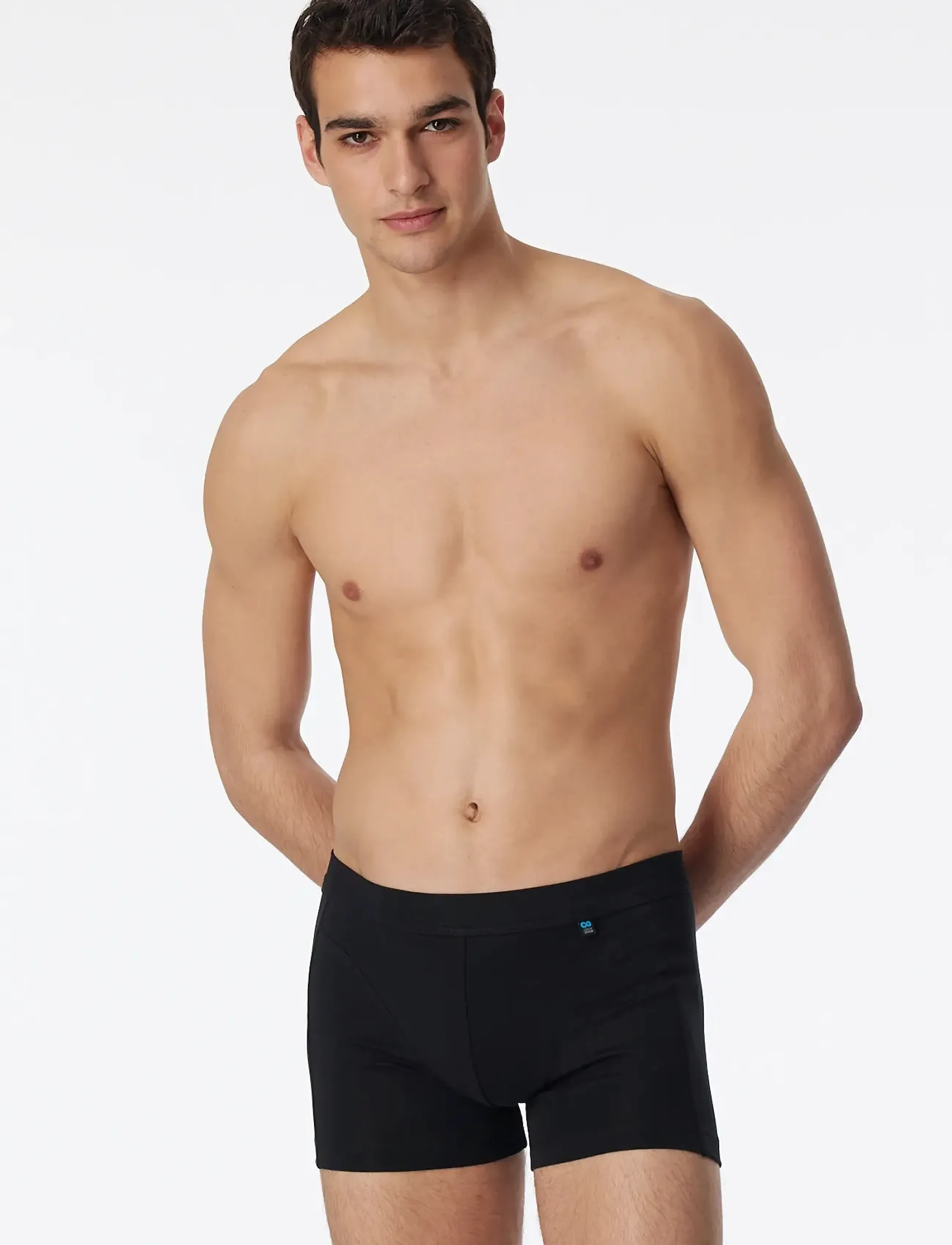 Schiesser White Shorts Long Life Cotton, XXL, Underwear, Schwarz - Boxers, Männerswear