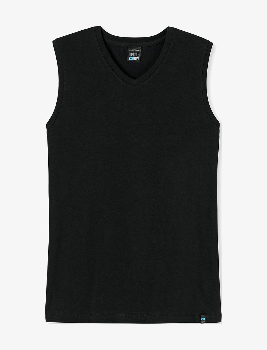 Schiesser - Tank Top - topy do piżam - black - 1