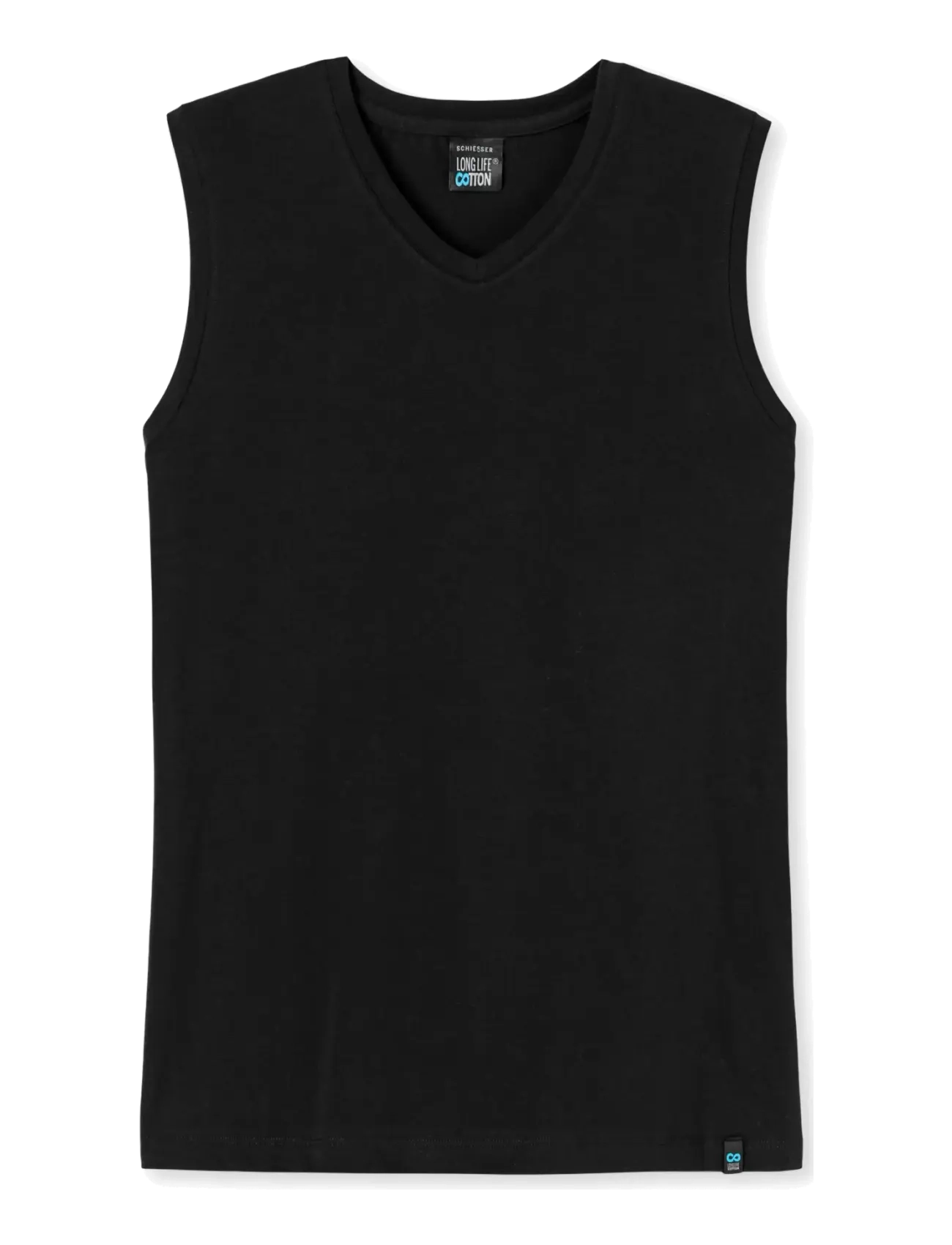 Schiesser Tank Top - Nattøj - BLACK / black