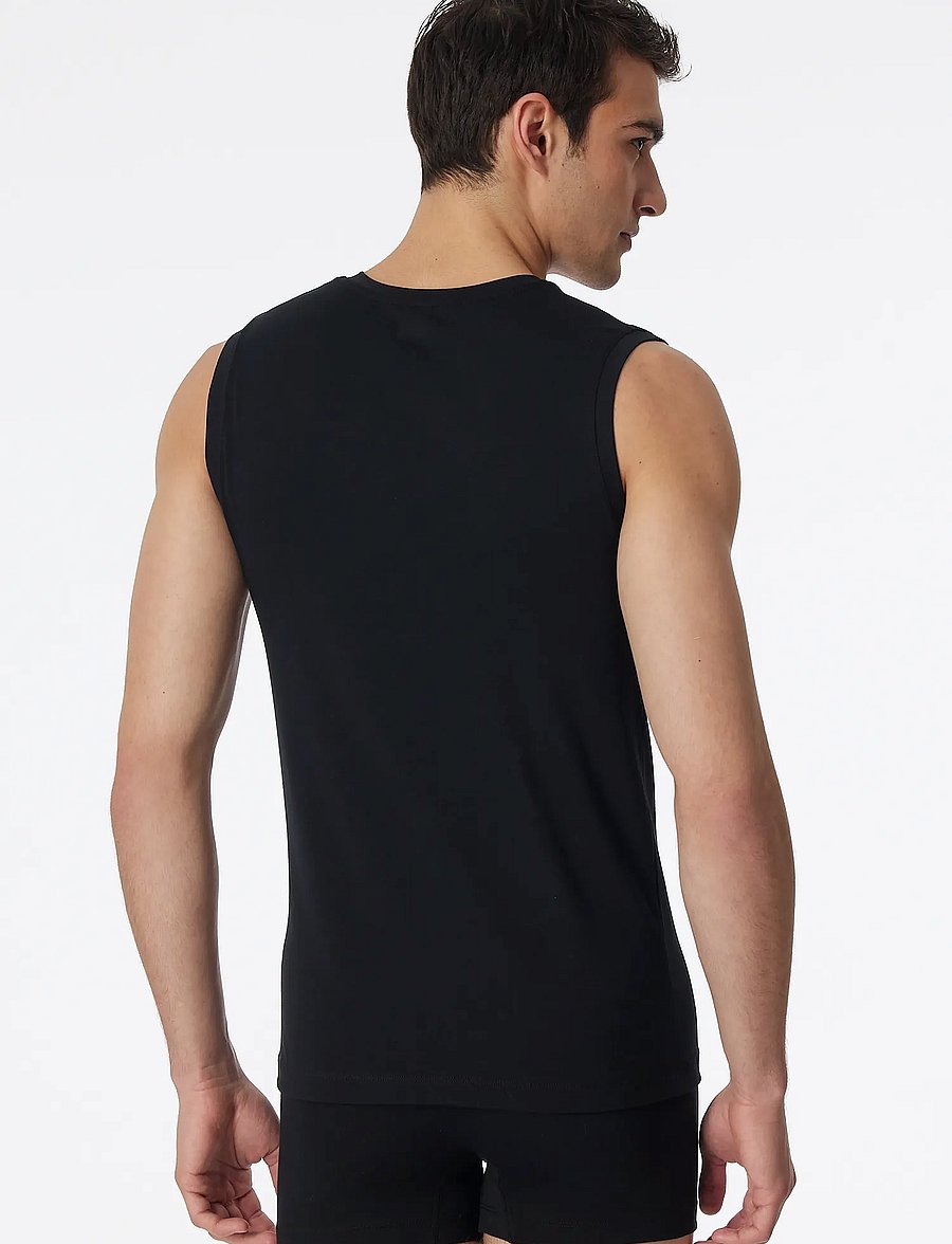 Schiesser - Tank Top - topy do piżam - black - 3