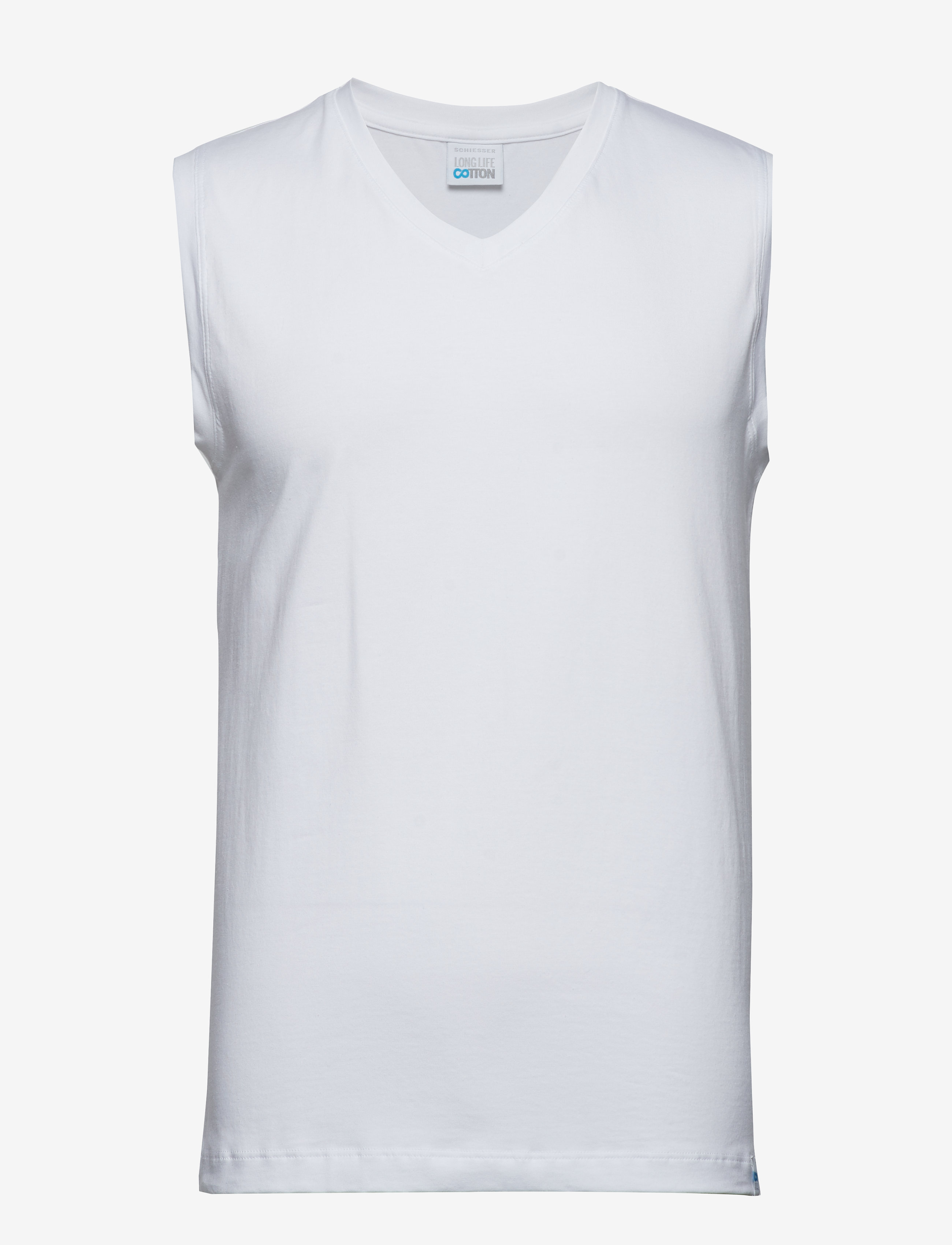 Schiesser Tank Top - Pyjamapaidat - WHITE / white