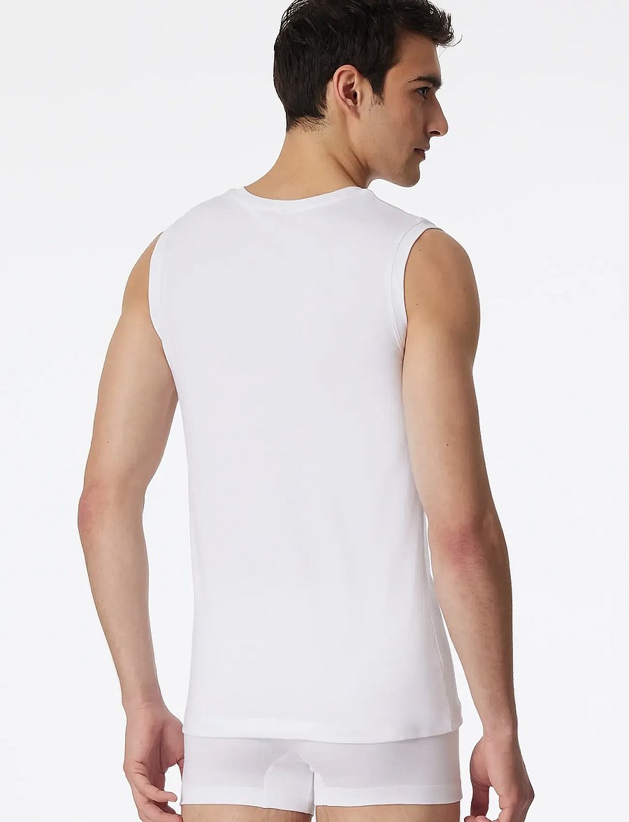 Schiesser - Tank Top - pidžamas tops - white - 3