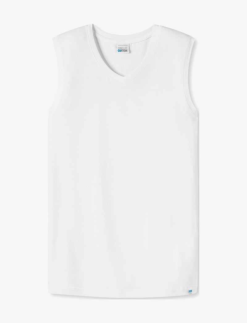 Schiesser - Tank Top - nattrøjer - white - 5