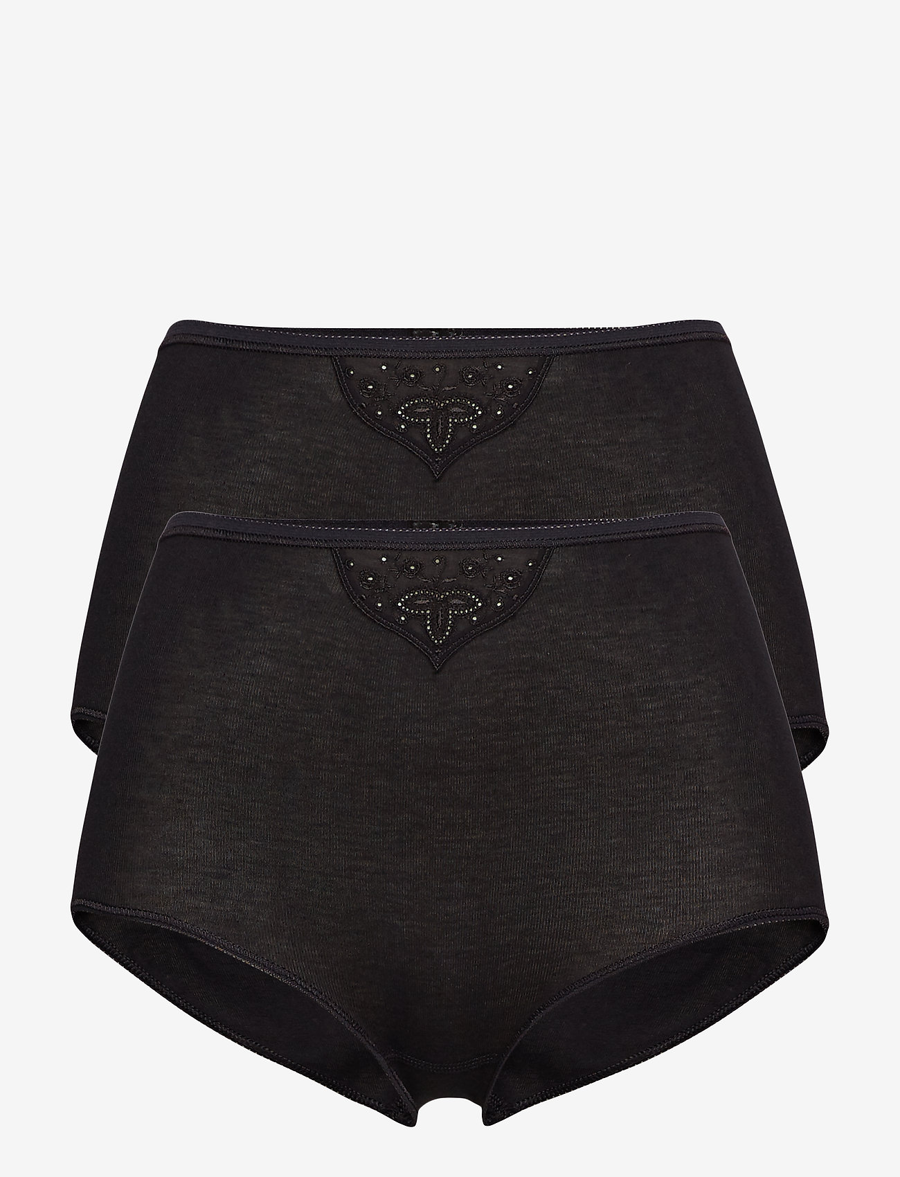 Schiesser - Maxi Brief - midi & maxi slips - black - 1