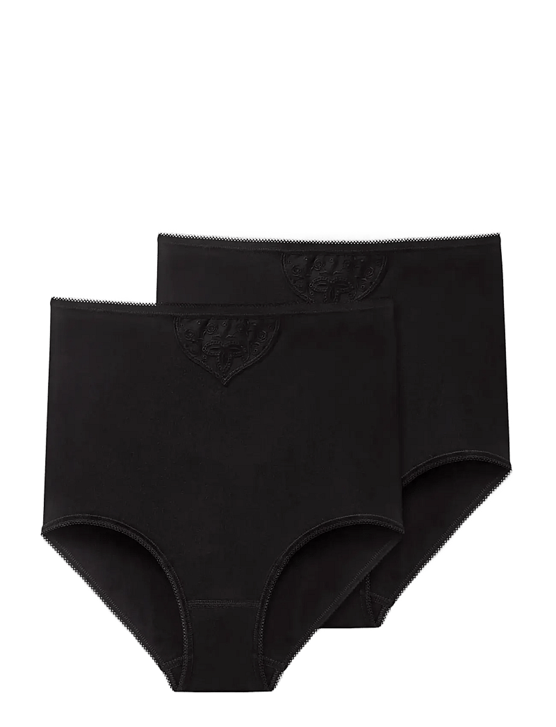 Schiesser - Maxi Brief - midi & maxi trusser - black - 1