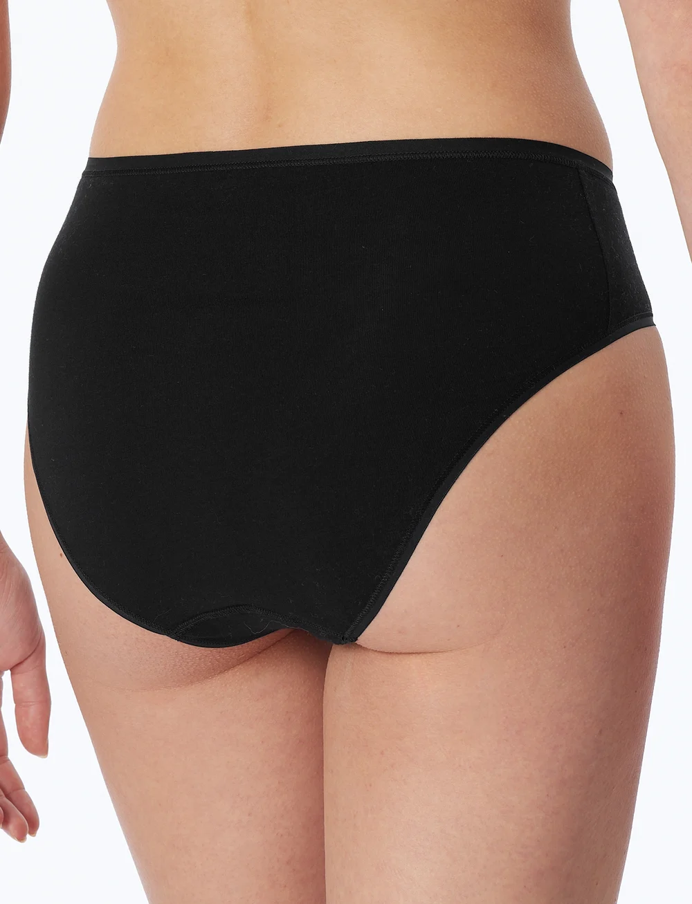 Schiesser - 3-pack sand-colored slips - Essentials - alltags-style - black - 2