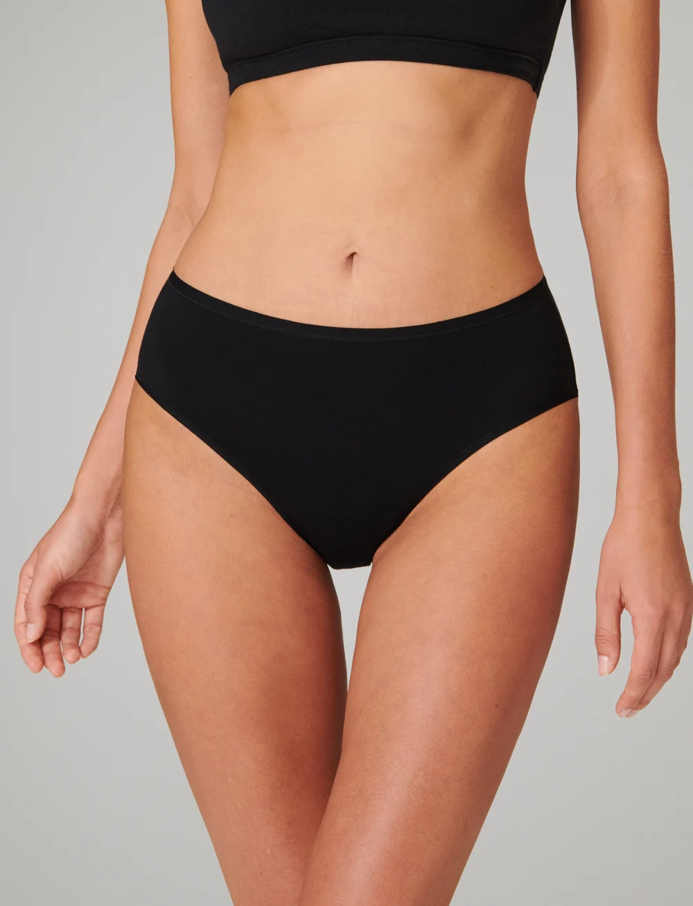 Schiesser - 3-pack sand-colored slips - Essentials - alltags-style - black - 3