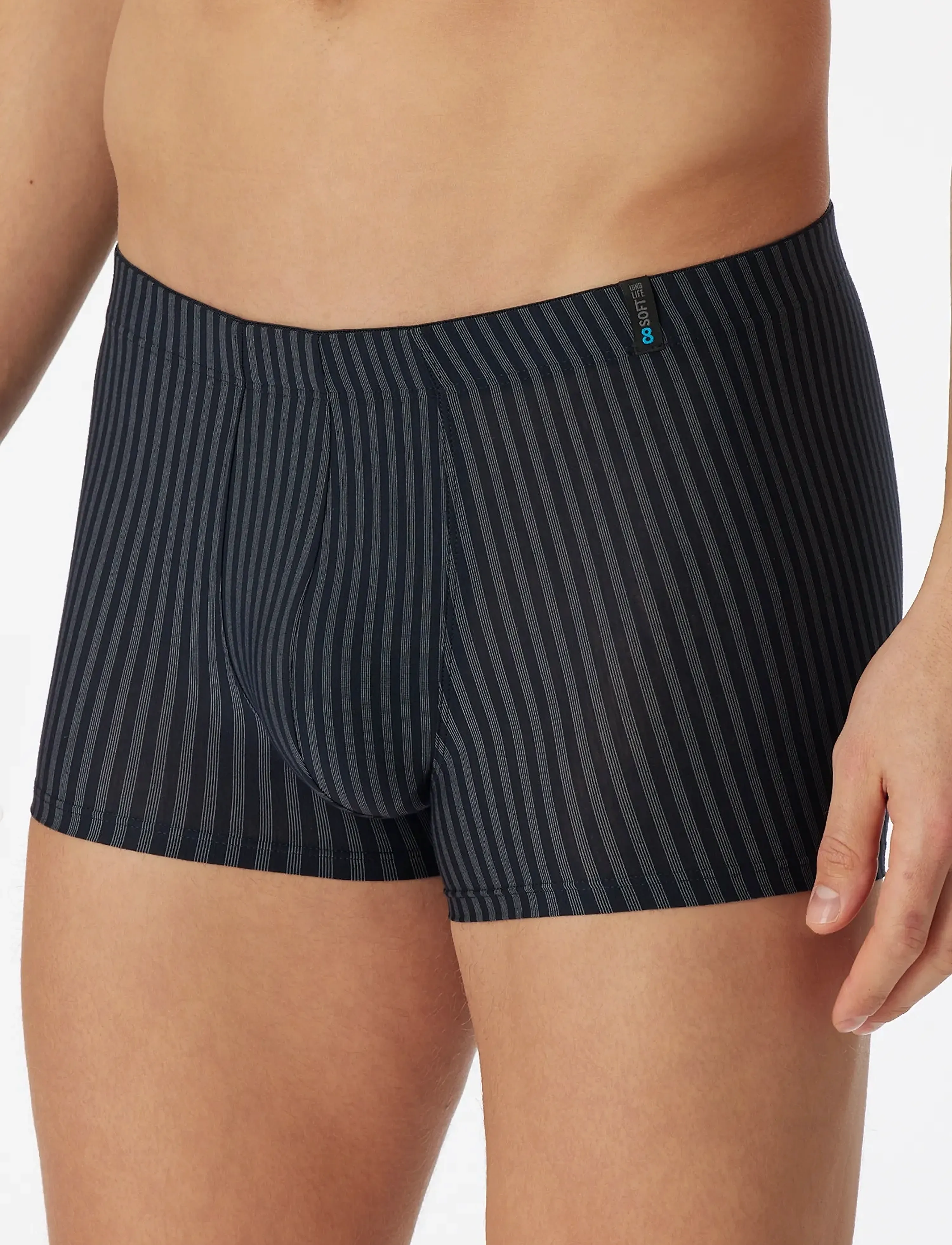 Schiesser - Low Rise Shorts - bokseršorti - blueblack - 4