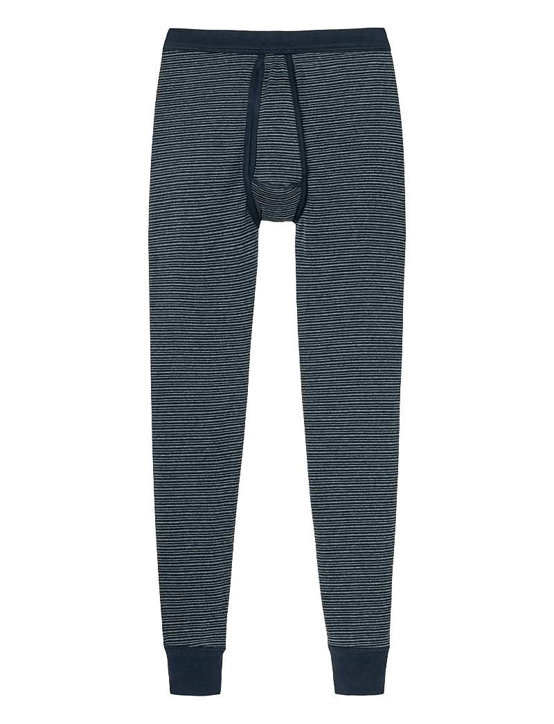 Schiesser - Long Pants - base layer bottoms - dark blue - 1