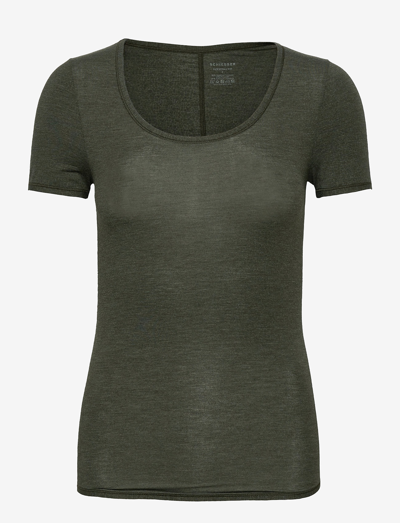 Schiesser - Shirt 1/2 - olive green - 0