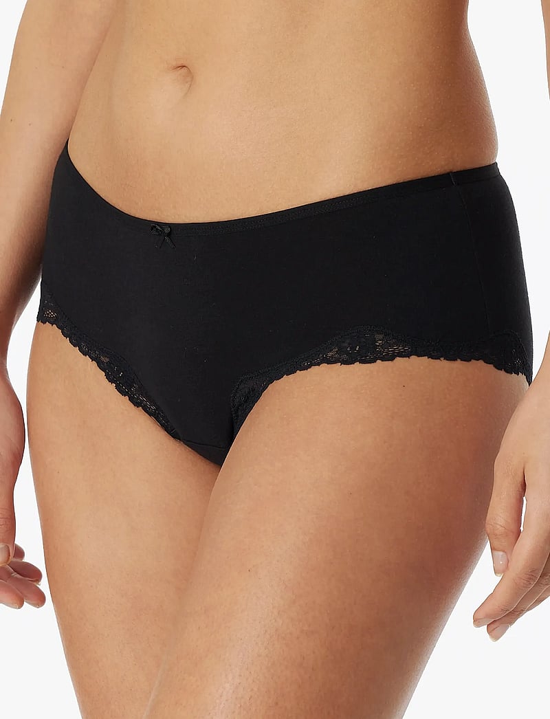 Schiesser - Bikini-Hipster - hipsterit & hotpantsit - black - 4