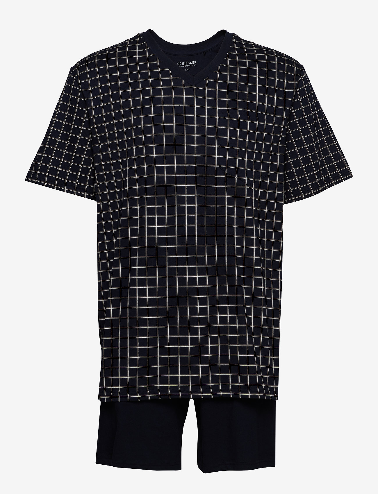 Schiesser - Pyjama Short - pidžamu komplekts - dark blue - 0