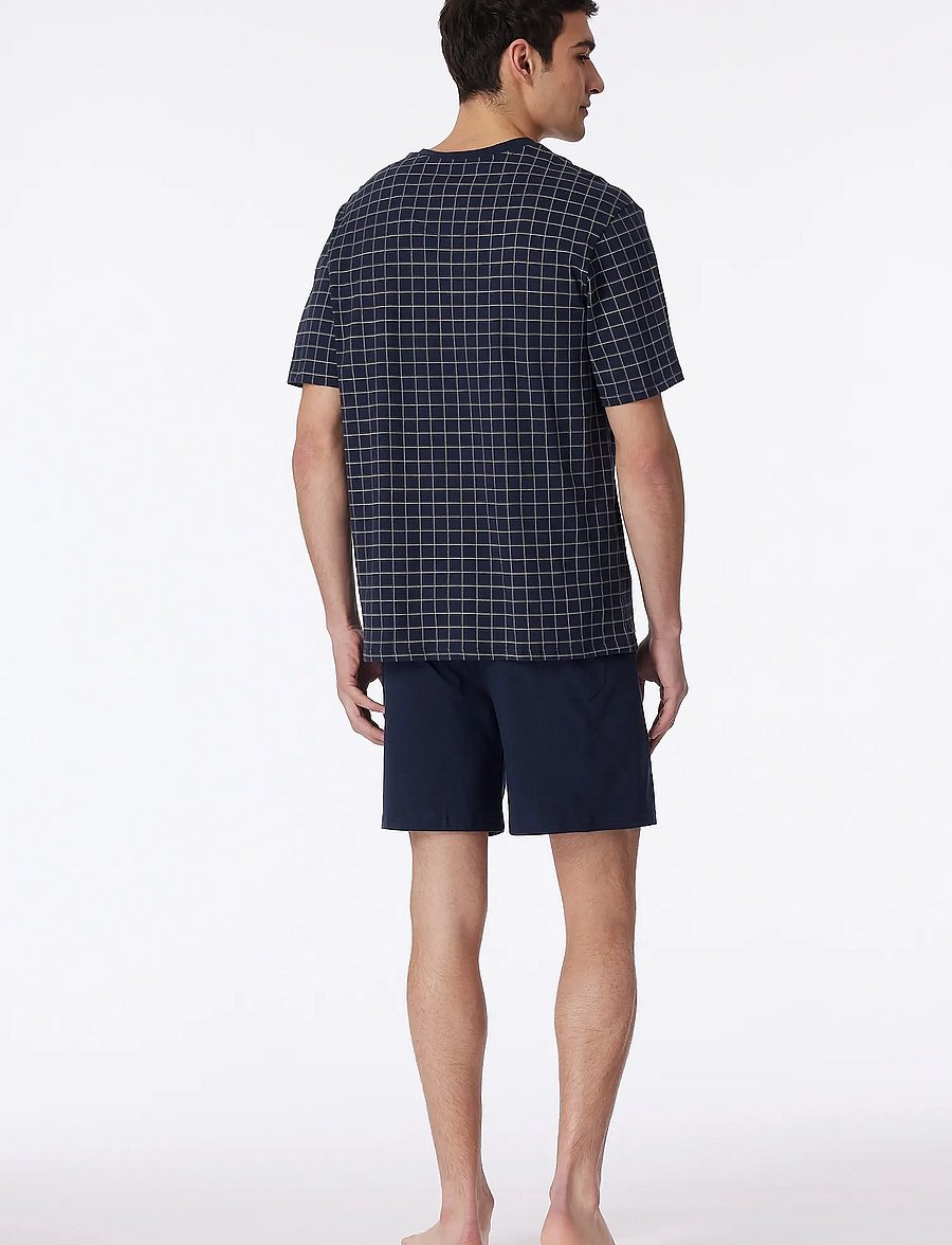 Schiesser - Pyjama Short - dark blue - 3