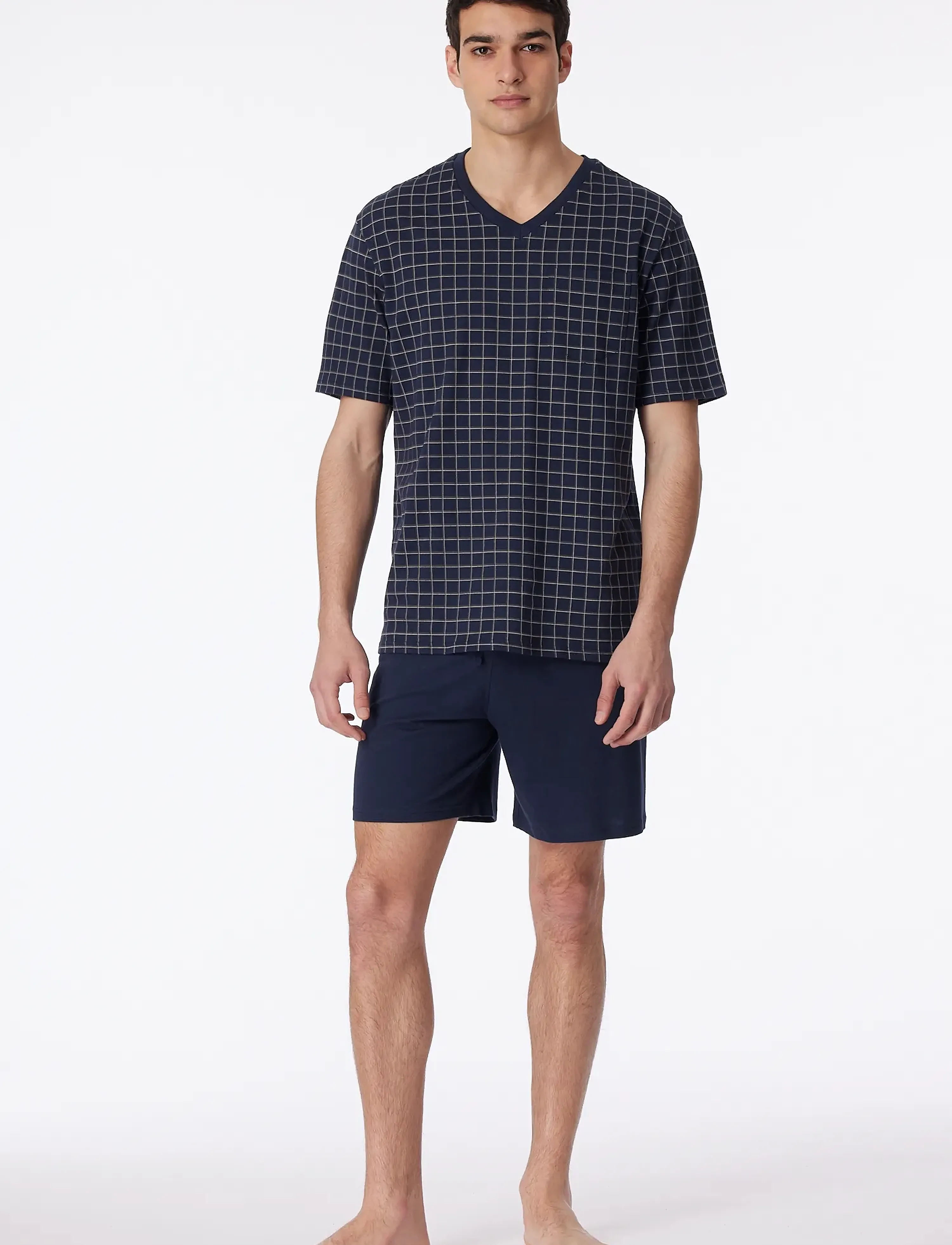 Schiesser - Pyjama Short - dark blue - 4