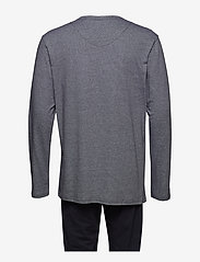 Schiesser - Pyjama Long - nattøj sæt - anthracite - 1