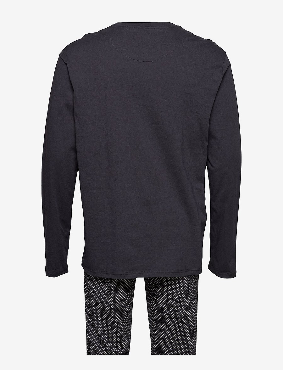 Schiesser - Pyjama Long - pyjamasets - anthracite - 2