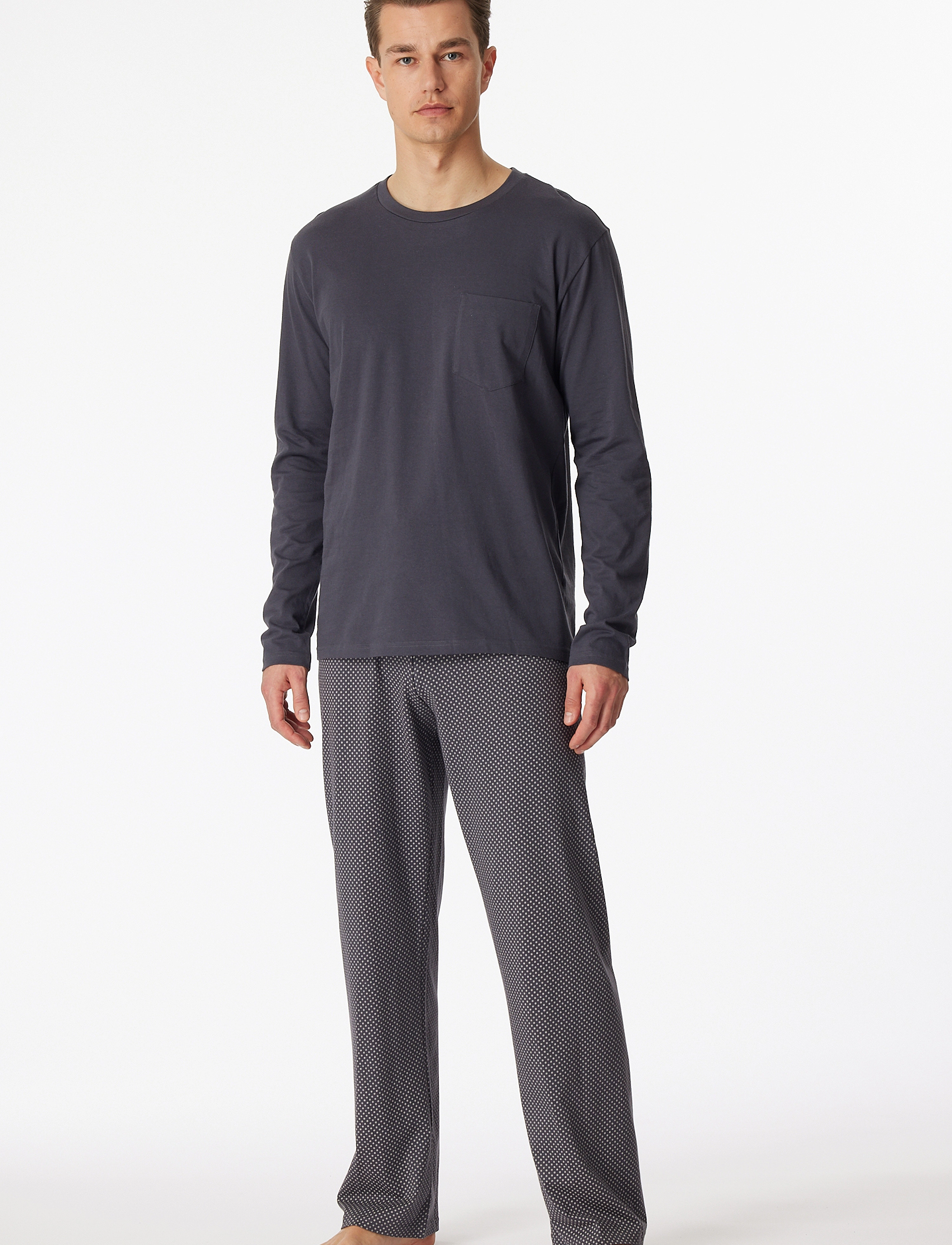 Schiesser Pyjama Long pyjamas & nattlinnen herr – bild 3