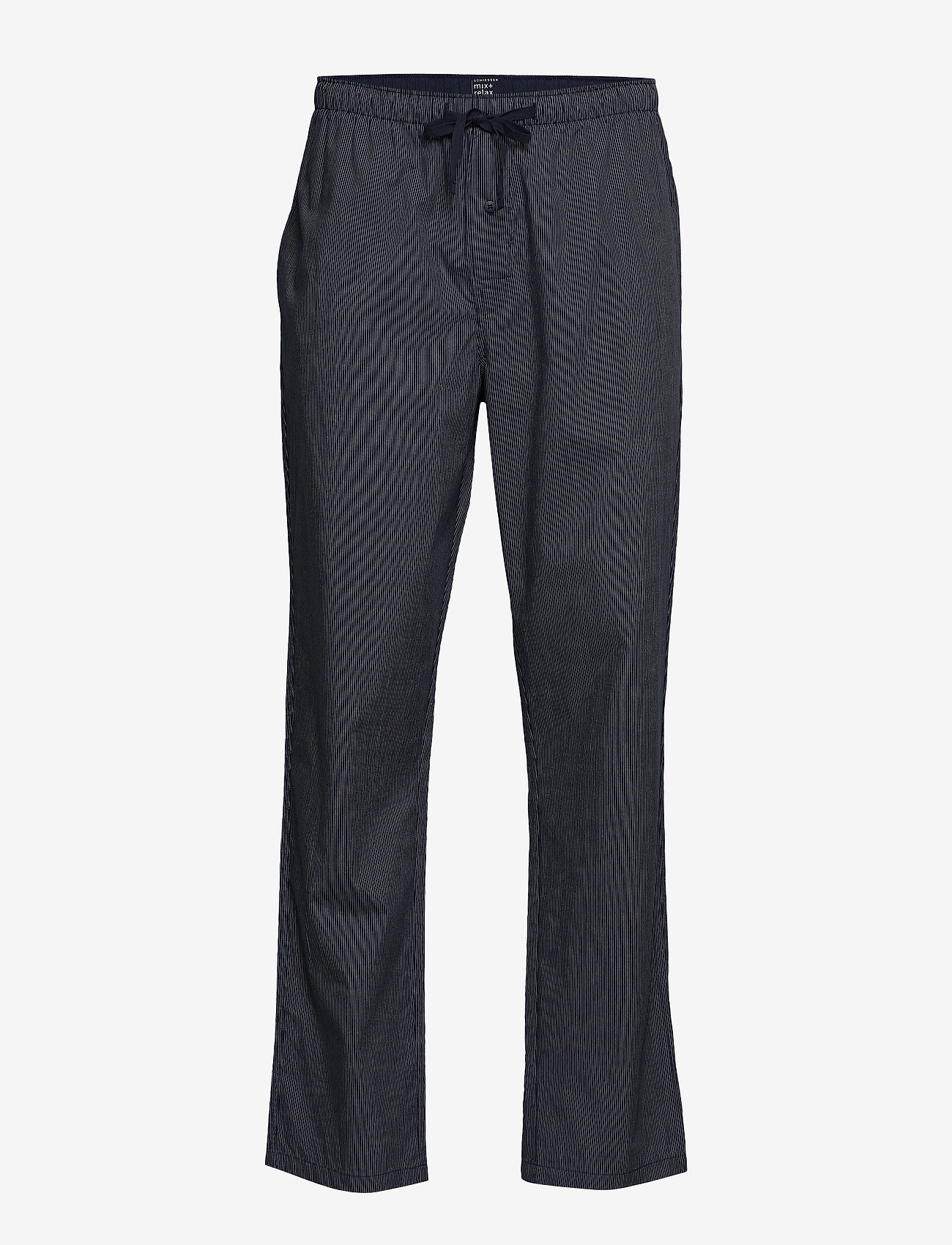 Schiesser - Long Pants - pyjama bottoms - dark blue - 0